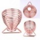Szín: Rose Gold háromszög - Rose Gold sminkfelfújt tartó tök formájú szivacskefe tojástartó konzol