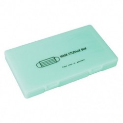 Szín: kék - Hordozható maszk tároló doboz Maszk tok Háztartási Nedvességálló maszkdoboz Kimenni porálló tároló