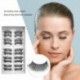 Szín: 505 - Lashes Soft Eyelash Extension sminkkészlet 10 pár 3D Faux Mink Műszempilla Természetes vastag szempilla