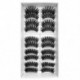 Szín: 518 - Lashes Soft Eyelash Extension sminkkészlet 10 pár 3D Faux Mink Műszempilla Természetes vastag szempilla