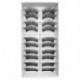 Szín: 518 - Lashes Soft Eyelash Extension sminkkészlet 10 pár 3D Faux Mink Műszempilla Természetes vastag szempilla