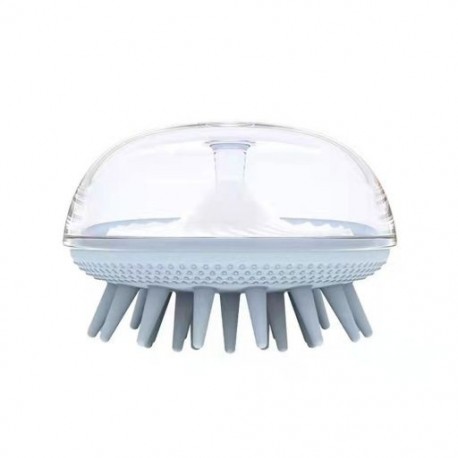 Szín: rózsaszín - Szilikon sampon fejbőr hajmasszírozó sampon masszázs fésű fürdő masszázskefe Fejbőr masszírozó