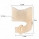 Szín: 02 - 1 pár lábujjleválasztó hüvelykujj Hallux Valgus Corrector Bunion Bone Ectropion hüvelykujj beállító