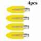 Szín: sárga - 4db/Szett Szépségszalon Zökkenőmentes Hajtű Professzionális Styling Fodrász Smink Eszközök Hajkapcsok