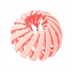 Szín: rózsaszín - Koreai stílusú hajkapcsok zsurlócsatos hajkapcsok nőknek Madárfészek bővülő hajkiegészítők matt