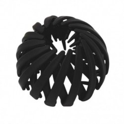 Fekete szín - Koreai stílusú hajkapcsok zsurlócsatos hajkapcsok nőknek Madárfészek bővülő hajkiegészítők Matt