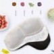 Fekete szín - Alvómaszk hőmérséklet-szabályozás Hőgőz szemtapasz éjszakai maszk alvószalag huzat Relax Hot Compress