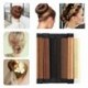 Szín: arany - DIY Hair Bun Fejpánt Ball Sweet Fejfedők Kiegészítők French Girl Bud Dish Twist Könnyen használható