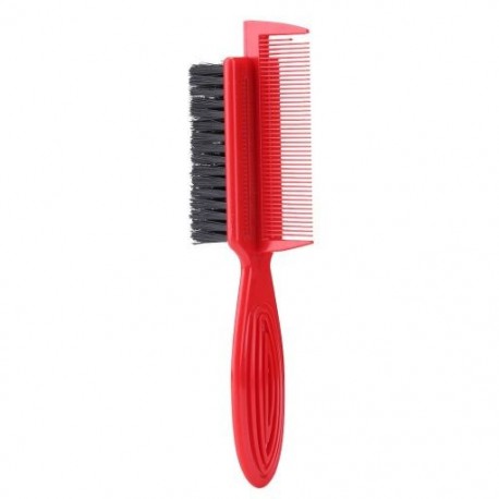 Szín: A - Vaddisznósörtéjű tisztítókefe Fodrászat kétoldalas Férfi Szakállkefe Antisztatikus Fodrász Hajformázó