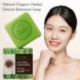 Illat: Matcha - Természetes bio gyógynövényes illóolaj kézzel készített fehérítő szappan Brighten hidratáló
