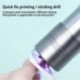 Szín: kék - Mini UV zseblámpa LED ultraibolya zseblámpa lámpa gyorsan száradó manikűr Nail Art Stamper