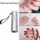 Szín: kék - Mini UV zseblámpa LED ultraibolya zseblámpa lámpa gyorsan száradó manikűr Nail Art Stamper