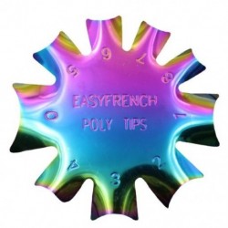 Szín: 02 - Pro Colorful French Smile Cut V vonalas mandula alakú tippek manikűr élvágó körömvágó akril rózsaszín