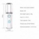 Szín: A - Arc vibrációs masszázs Beauty Instrument Mini Handy Nano Mist permetező Hidratáló arcporlasztó spray
