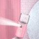 Szín: rózsaszín - USB újratölthető mini nano arcpermetező USB töltő női 30 ml arcbőrápoló párásító arcpároló