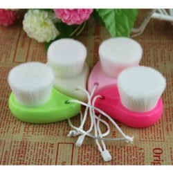 Szín: Rózsa - Soft Facial Mild Fiber Face Clean Wash Mélytisztító pórusápoló kefe