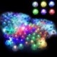 Piros szín - 200db/tétel kapcsoló LED lámpás léggömb villogó világító lámpák bárhoz lámpás esküvői party