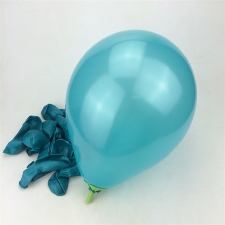 Szín: Tiffany - 10db/tétel 10 hüvelykes rózsagyöngy Latex lufi 21 színű Felfújható kerek léggömbök esküvői boldog