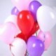 Piros szín - 10db/tétel Romantikus 2,2g Kék Love Heart Latex lufi Felfújható Esküvői Dekoráció Party Balloon Valentin