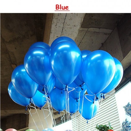 Szín: kék - 10db/tétel Esküvői lufi Születésnapi Party 10 hüvelykes Latex Love Balloons Felfújható Hélium Ball