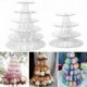 Szín: 6 rétegű - 10. 04. 06. szintek Macarons Tower állvány tortakijelző állvány Cupcake állvány desszertek bemutató