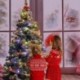 Szín: 6M 40 LED - 10M karácsonyi LED szalag karácsonyfadísz, kétrétegű csipke íjak tündérfüzérek fények Navidad