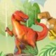 Szín: 10db dinoszaurusz - 1 db Óriás dinoszaurusz fólia lufi fiúk állat lufi gyerekek dinoszaurusz születésnapi parti