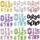 Szín: rózsaszín - 40 hüvelykes színátmenetes rózsa vörös arany ezüst nagyszámú fólia lufi 0 1 2 3 4 5 6 7 8 9 18