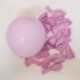 Szín: Macaron Világos lila - Rózsaszín léggömb füzérív készlet Latex ballon kombináció piros arany fém ballonok