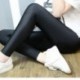 Fekete szín - Női Fényes Fekete Legging Őszi Női Push Up Karcsú Leggings Magas derekú Rugalmas Puha Nagy méretű Női