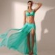 Fehér szín - 2023-as divatos női szoknya szexi oldalt hasított strandszoknya egyszínű nyári hosszú strand maxi leejtett