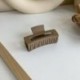 Szín: 3 - Fekete nagy hajkörmök Elegáns akril hajcsat Hajtűk Barrette Crab Claw Clips Fejfedők Női Lányoknak