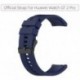 A szalag színe: Midnight Blue - Új 22 mm-es hivatalos szilikon csere Gt2 Pro szíjszíj Huawei karóra Sport eredeti óraszíj