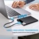 Szín: USB - C típusú - Merevlemez ház 2,5 hüvelykes Micro B USB 3.0 Type-C kábel külső merevlemez 5 TB 5 Gbps HD
