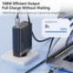 Szín: 100 W lila - Toocki Type C - Type C kábel 100 W PD kijelző gyorstöltő töltő USB C - USB C átlátszó kábel Xiaomi