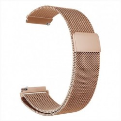 A szalag színe: rózsaszín arany - 22 mm-es 20 mm-es milánói hurkos szíj Samsung Galaxy Watch 5 4 44 mm 40 mm 5 Pro Active
