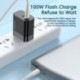 Szín: 100W C- C 3m Szürke - Toocki 100 W USB C - USB Type C kábel 7A gyorstöltő töltő PD kábel Huawei Xiaomi 12 POCO F5