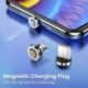 Szín: Type-C 5PCs - 5db Töltőkábel Adapter Mágneses Dugó Mágneses Micro USB Type C mobiltelefonhoz Mobiltelefon Pordugó