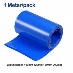 Belső átmérő: 200 mm - 1 m/csomag PVC hőre zsugorodó cső kék zsugor szigetelt zsugorcső 18650 akkumulátorcsomagok