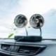 Szín: Dupla zöld vezetékes - Autó elektromos ventilátor Nagy teherautó Autó ventilátorral Hűtés Autó klíma