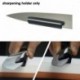 Fekete szín - 15 fokos késélező szögvezető élező kő Fix szögű tartozékok Professional Tools Whetstone konyhai