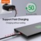 Fekete szín - PZOZ USB Type C kábel Gyorstöltő kábel USB C kábel Samsung Xiaomi Mi Redmi mobiltelefon USBC TypeC