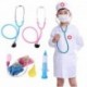 Szín: Doktor - Pakaian Perawat Dokter Simulasi Seragam Anak Mantel Silang Kostum Halloween Cosplay Anak Mainan Pretent Bermain