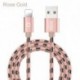 Szín: Rose Gold - PZOZ USB kábel iPhone kábelhez 14 13 12 11 Pro Max Xs Xr X 8 plus iPad Air Mini gyorstöltő kábel iPhone