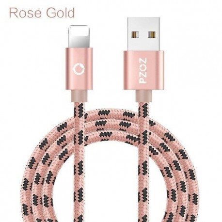 Szín: Rose Gold - PZOZ USB kábel iPhone kábelhez 14 13 12 11 Pro Max Xs Xr X 8 plus iPad Air Mini gyorstöltő kábel iPhone