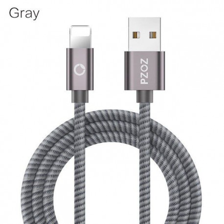 Szín: szürke - PZOZ USB kábel iPhone kábelhez 14 13 12 11 Pro Max Xs Xr X 8 plus iPad Air Mini gyorstöltő kábel iPhone