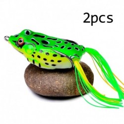 Szín: G688 - Béka csali 2db Puha csöves csali műanyag horgászcsali horgokkal Top Water Soft 3D Eyes mesterséges vad
