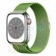 Szín: zöld - Milánói hurkos szíj Apple óra szíjhoz 44mm 40mm 45mm 41mm 42mm 38mm 45 44mm karkötő IWatch Series 3 5 6 SE