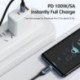 Szín: 66W AC barna - Toocki Type C - Type C kábel 100 W PD gyorstöltő töltő USB C - USB C kijelző kábel Xiaomi POCO F3