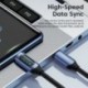 Szín: 100W CC fekete - Toocki Type C - Type C kábel 100 W PD gyorstöltő töltő USB C - USB C kijelző kábel Xiaomi POCO F3